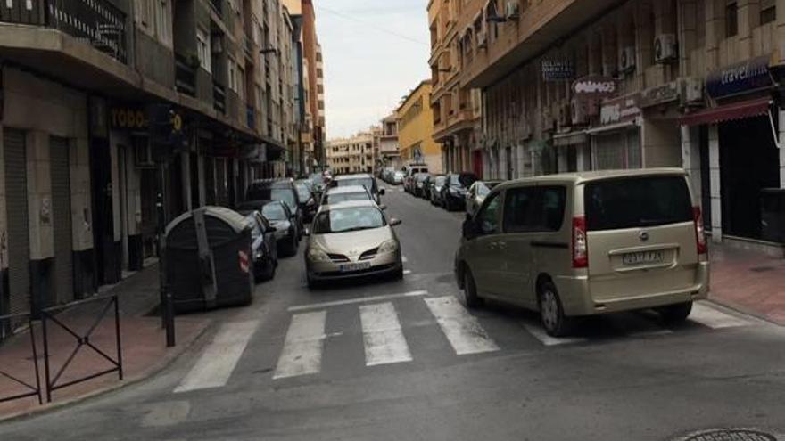 Una de las calles del centro de Crevillent que podrían haberse visto afectadas por las obras.