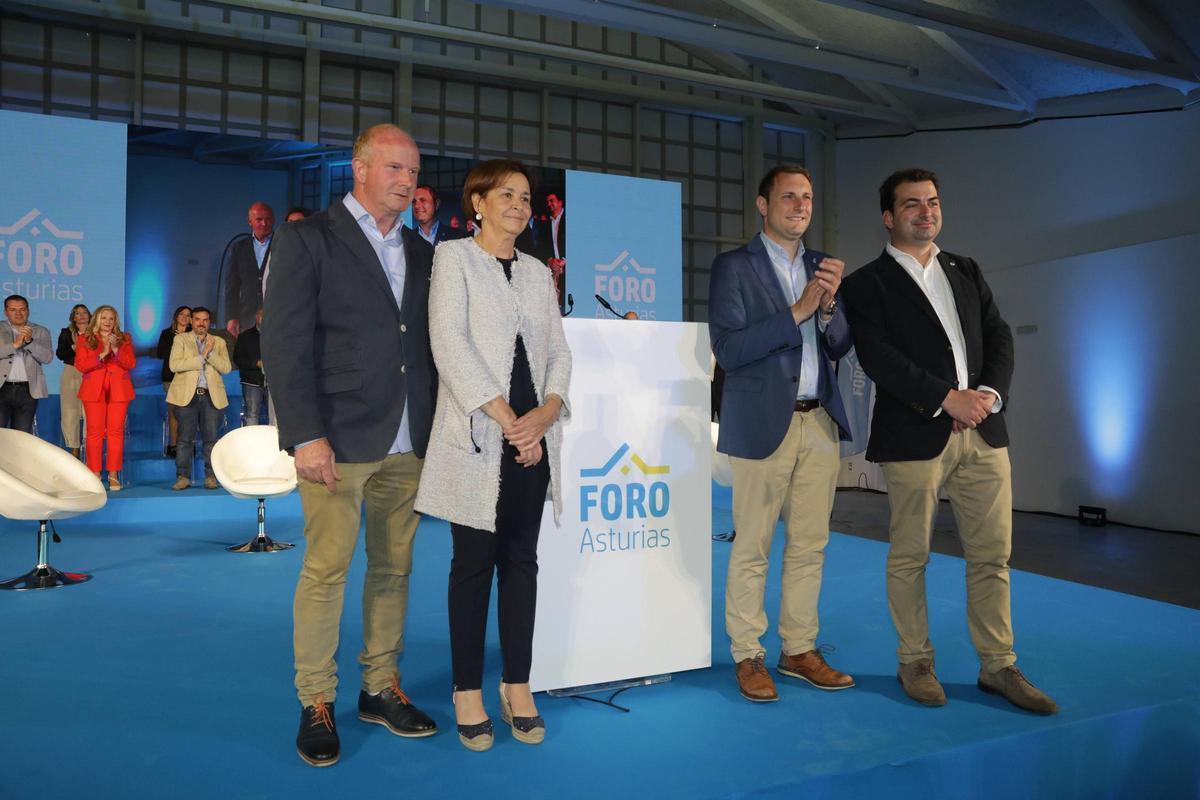 El cierre de campaña de Foro en Gijón, en imágenes
