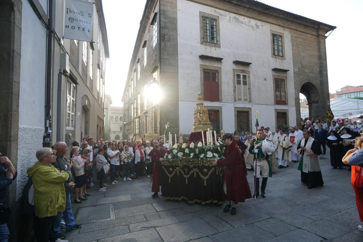 Así fue la procesión del Corpus Christi en Santiago de Compostela