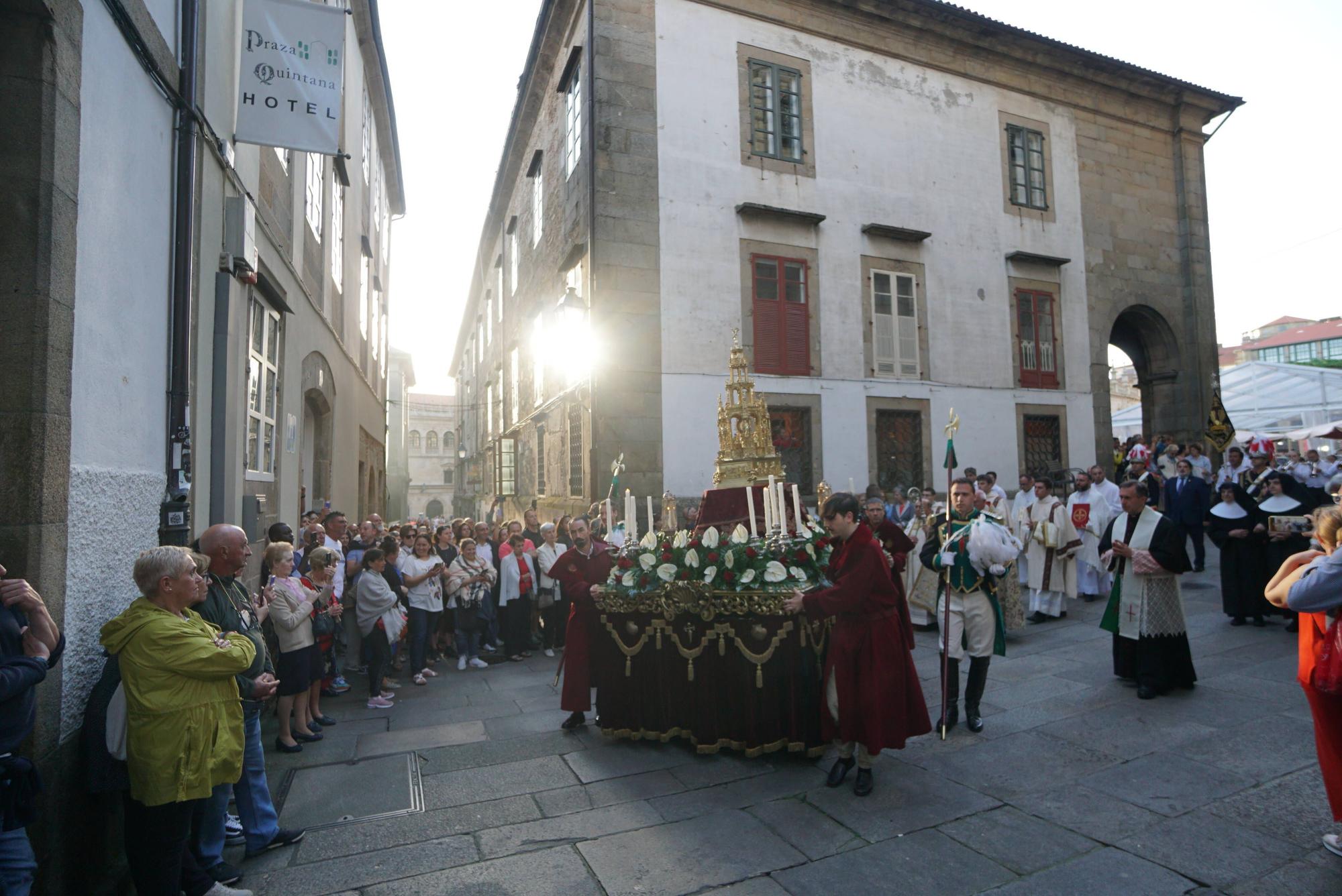 Así fue la procesión del Corpus Christi en Santiago de Compostela