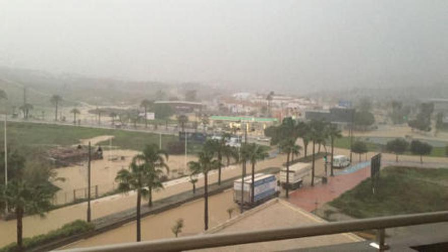 Estepona bajo la lluvia