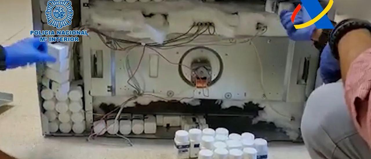 La Policía Nacional encuentra pastillas ilegales en hornos industriales en Getafe