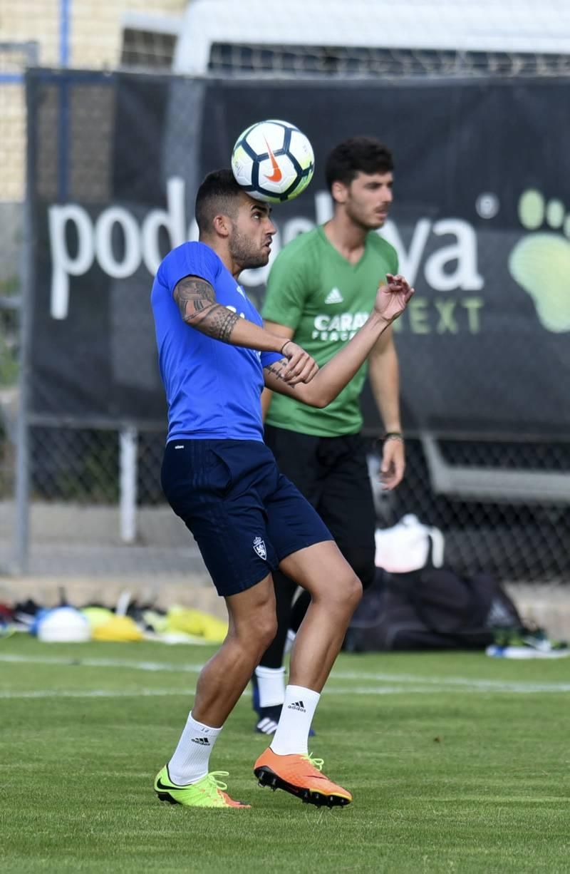 Primer entrenamiento del Real Zaragoza