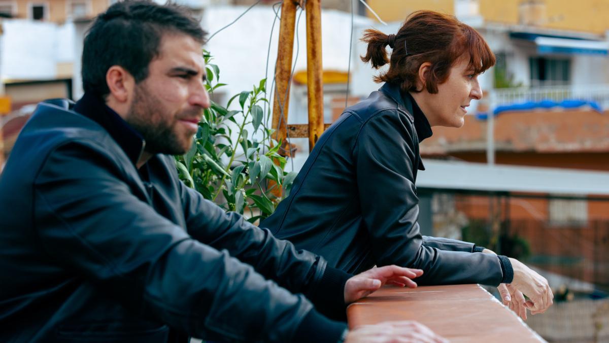 Marco Cáceres y Aixa Villagrán, en 'La chica de nieve: El juego del alma'