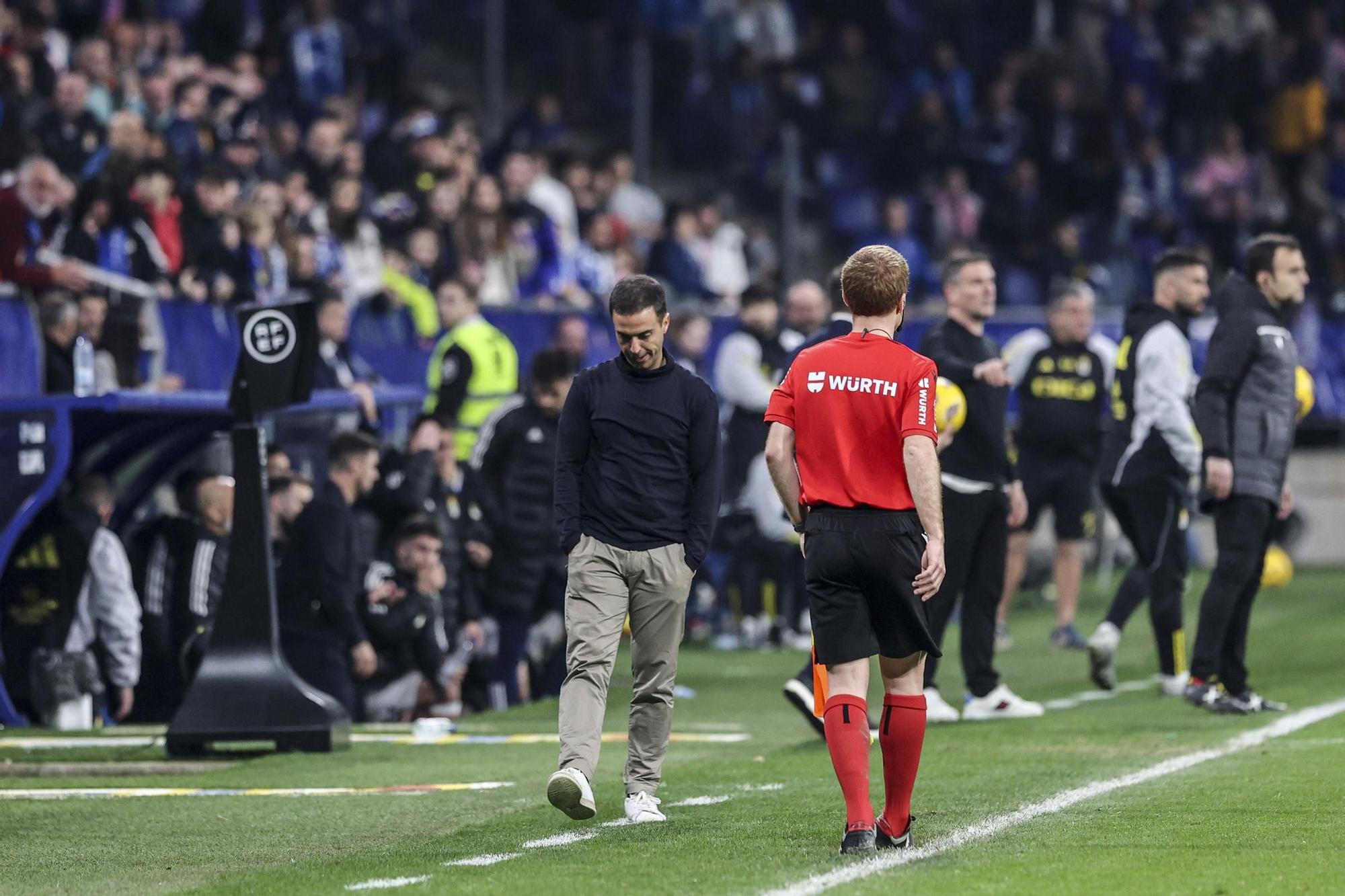 El partido entre el Real Oviedo y el Leganés, en imágenes