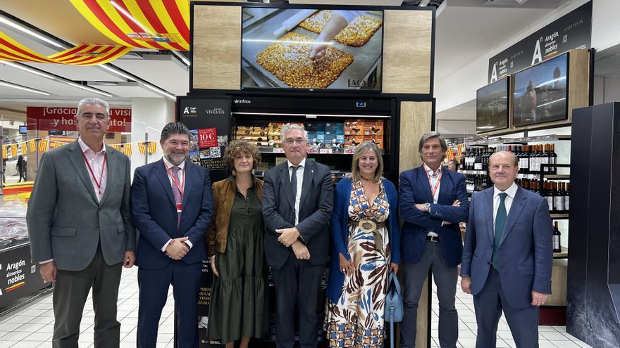 La campaña Aragón Alimentos Nobles llega a 15 hipermercados de Alcampo en Madrid