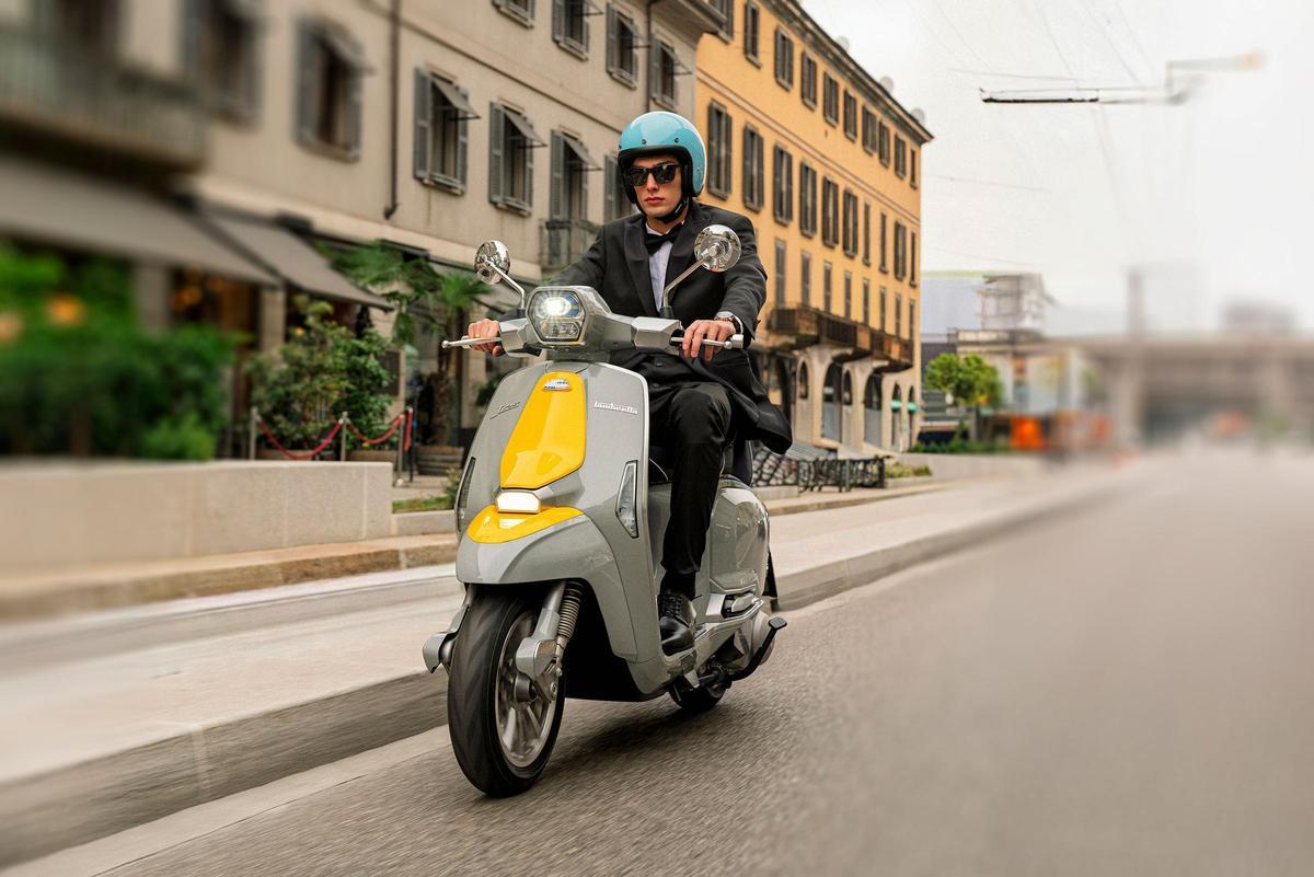 Lambretta ha desarrollado diferentes kits gráficos para modificar parte de la carrocería y permitir que cada propietario configure su escúter prácticamente a medida