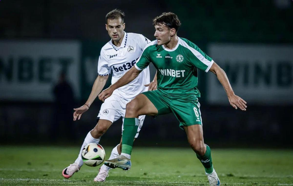 David Suárez, jugador del Botev Vratsa búlgaro