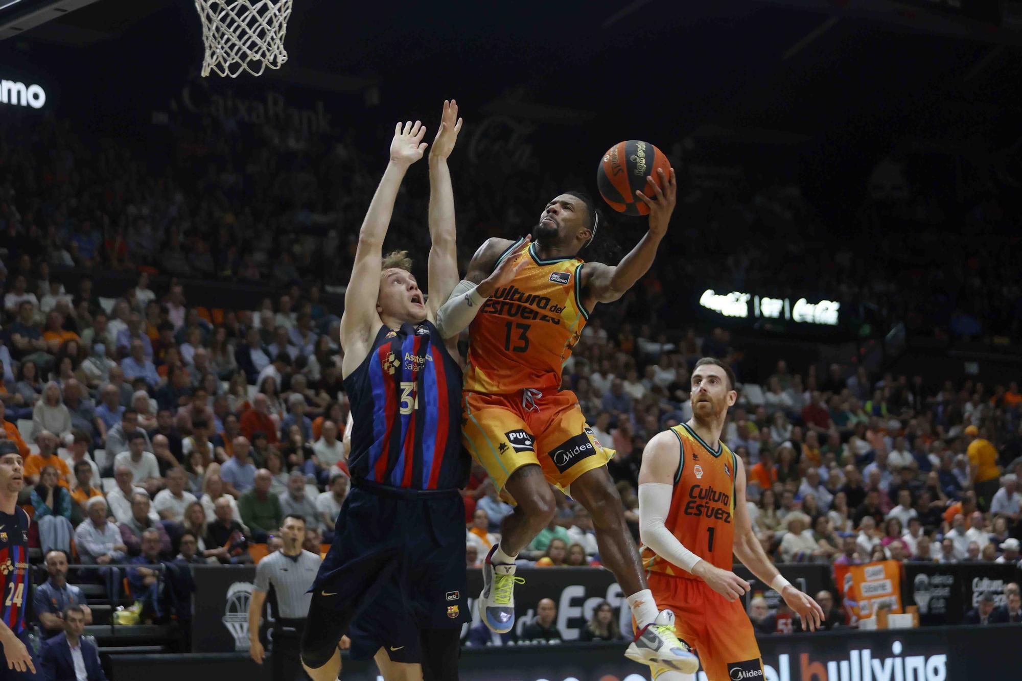 Partido Valencia Basket- F.C.Barcelona