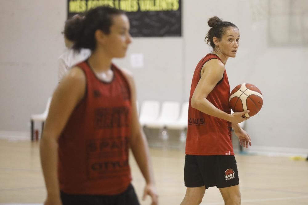 Primer entrenament de la pretemporada de l'Spar Citylift Girona