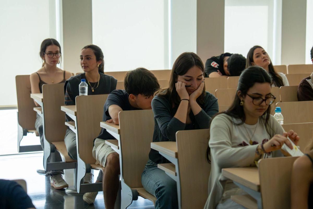 Primer exámen de las PAU en la Facultat de Dret de la UB