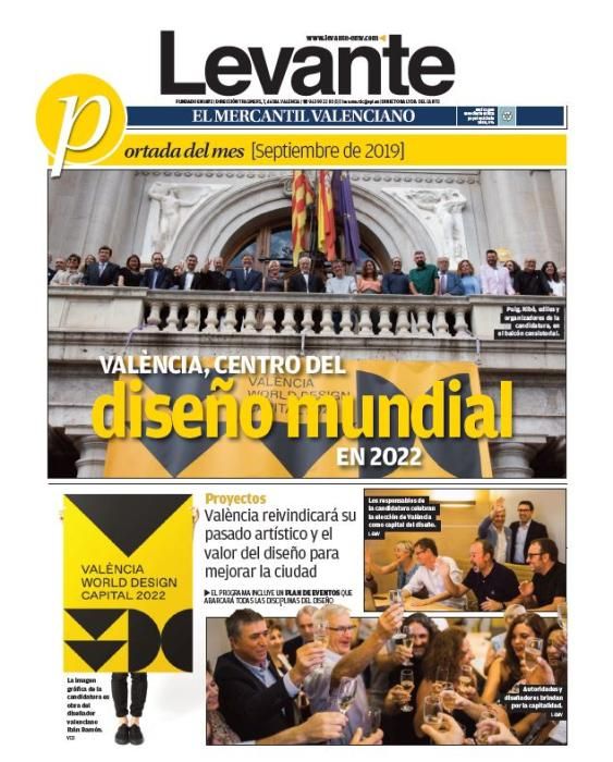 Valencia Capital del Disseny: portada de Septiembre