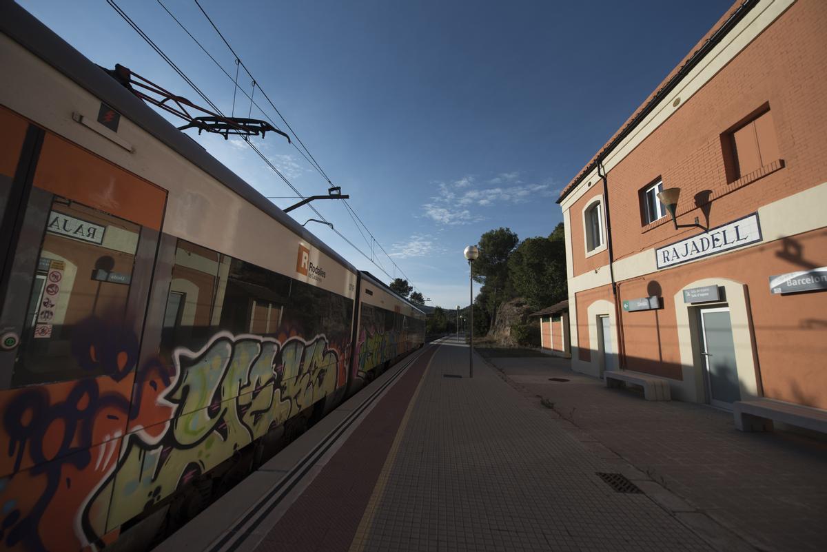 Estació de Rajadell de la línia de Renfe de Manresa a Lleida