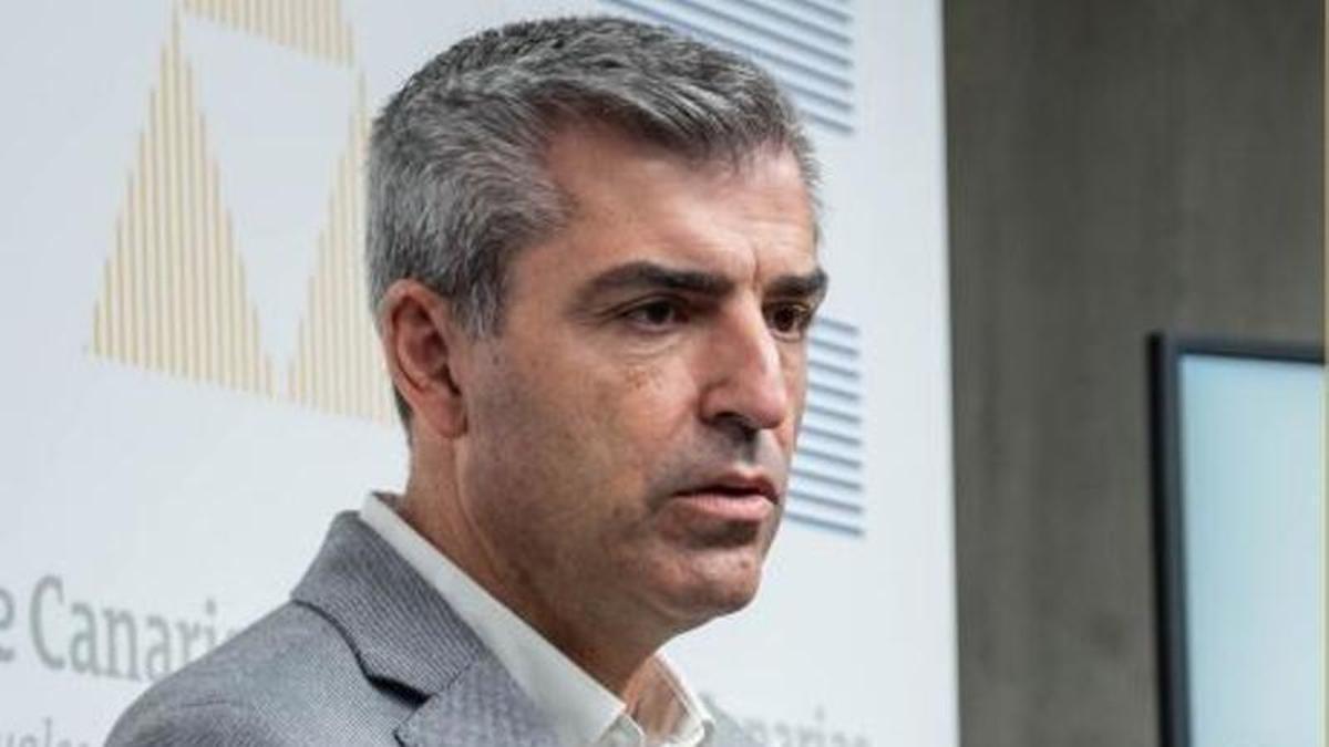 Manuel Domínguez, vicepresidente y consejero de Economía, Industria, Comercio y Autónomos del Gobierno de Canarias