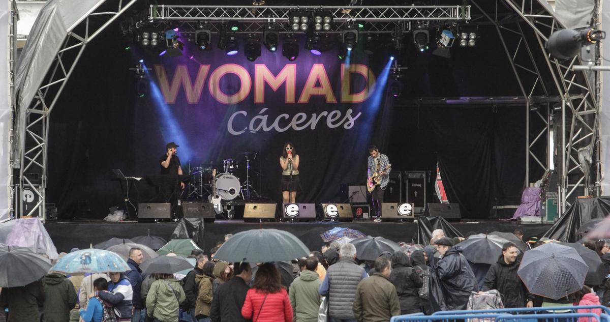 Imagen de Womad en 2017, edición marcada por la lluvia.