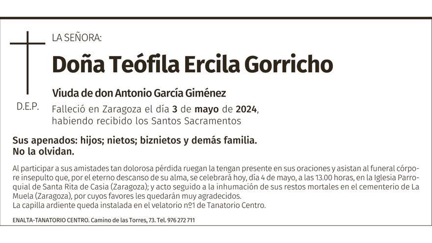 Teófila Ercila Gorricho