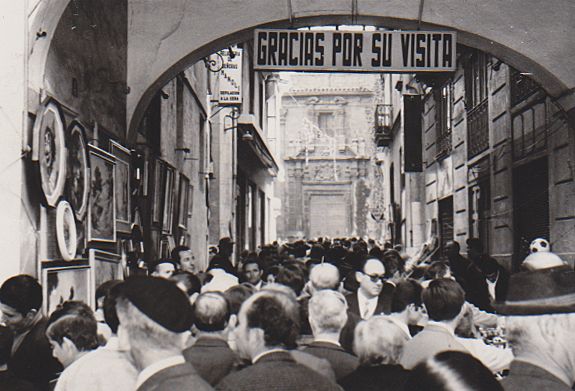 La plaza Redonda antes de su última remodelación