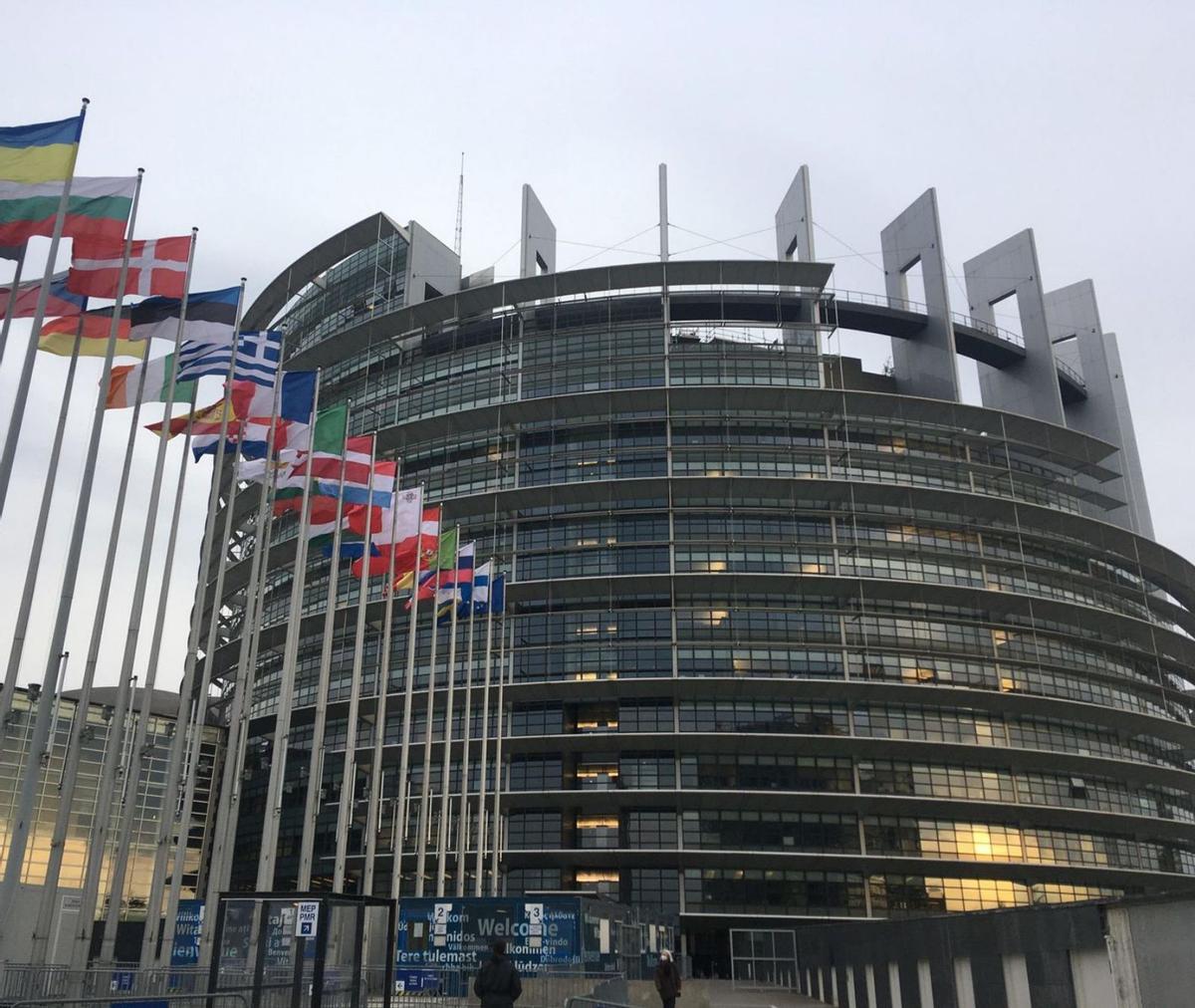 Sede del Parlamento Europeo en Estrasburgo (Francia).