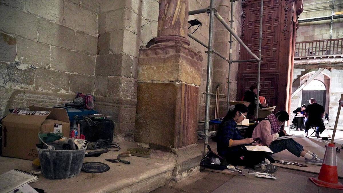 una mañana de pintura en La Magdalena