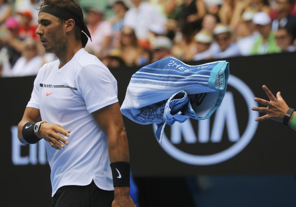 Debut de Rafa Nadal en el Open de Australia