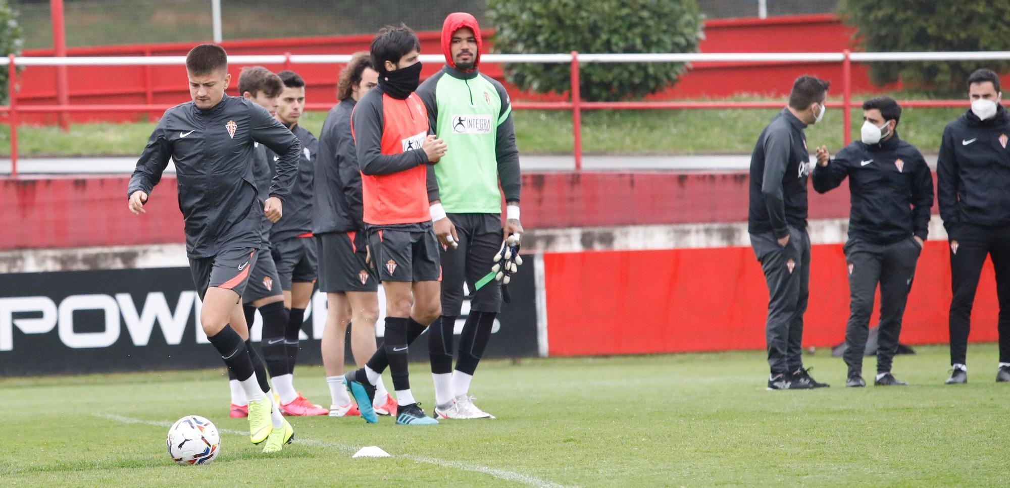 Entrenamiento del Sporting