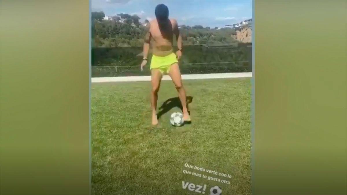 El vídeo de Sofía Balbi con el que Súarez ha callado bocas por su estado fisico