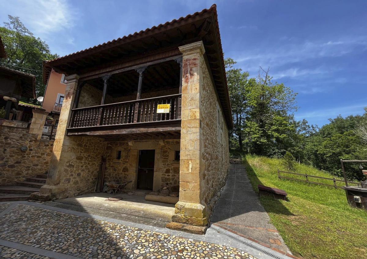 La Casa del Escudo, en Coraín (Cangas de Onís). | CEDIDA A LNE