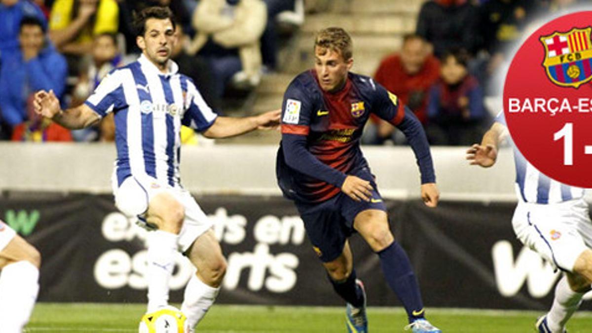 El Barça tiró de la cantera en el primer tiempo y sacó a la artillería en el segundo para remontar y adjudicarse la Copa Catalunya ante el Espanyol