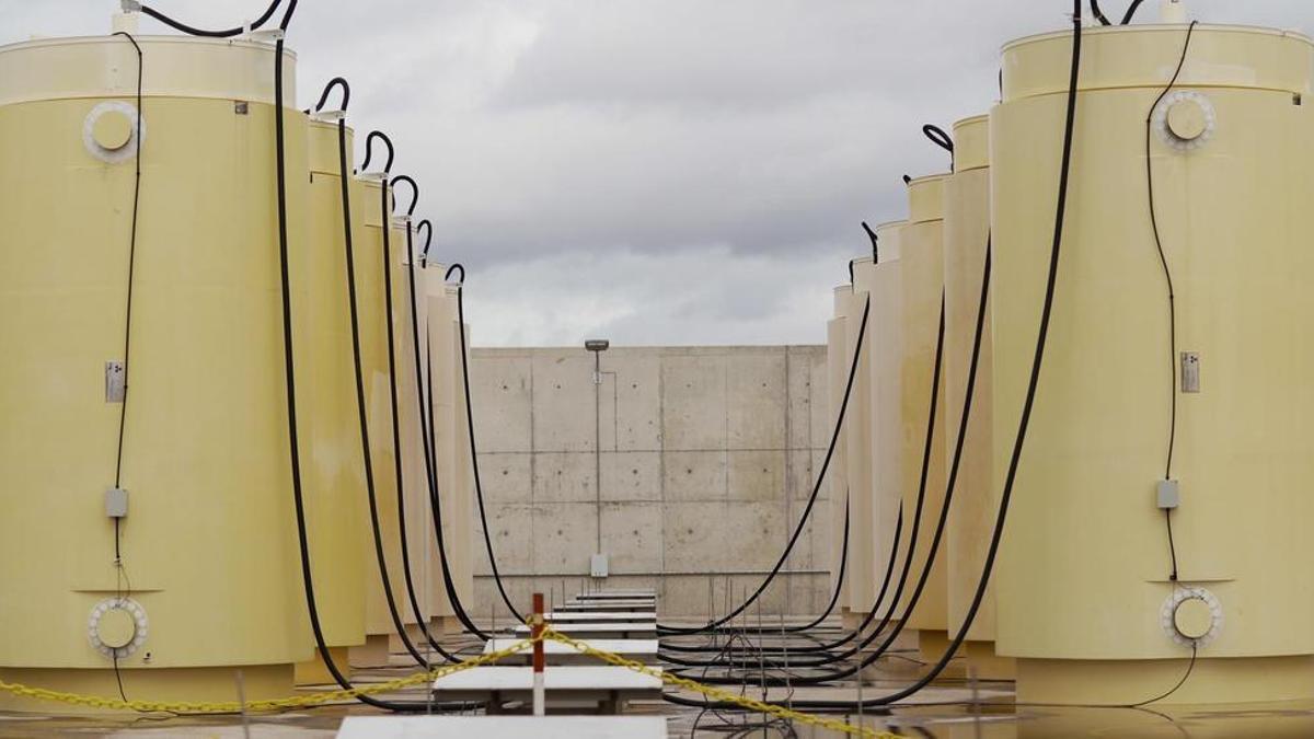 Imagen actual del Almacén Temporal Individualizado (ATI-20), que está operativo en la Central de Almaraz desde 2018.