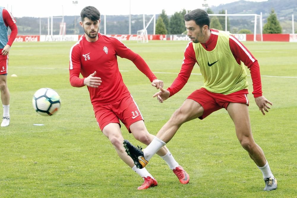 Entrenamiento del Sporting