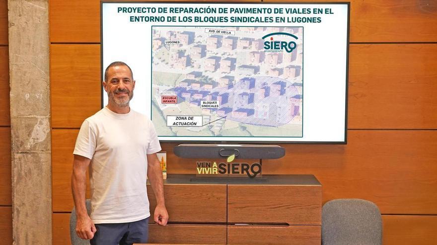 Siero renovará el pavimento de cinco calles de los Bloques Sindicales de Lugones