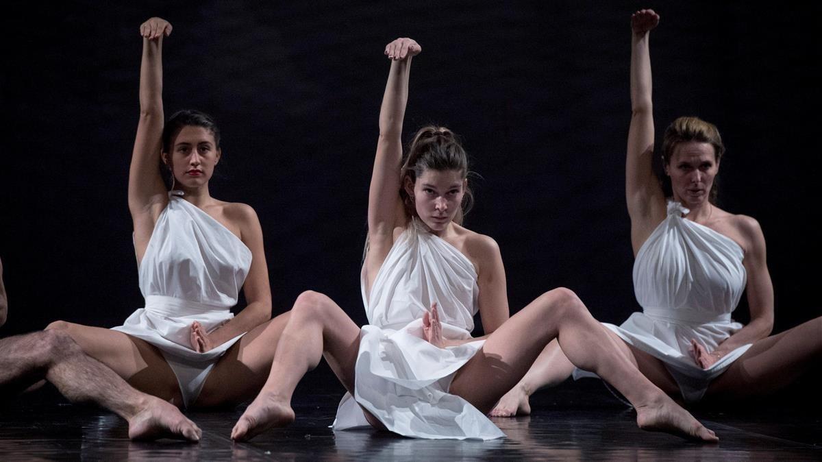 Un momento de la representación de 'Mount Olympus' en los Teatros del Canal de Madrid