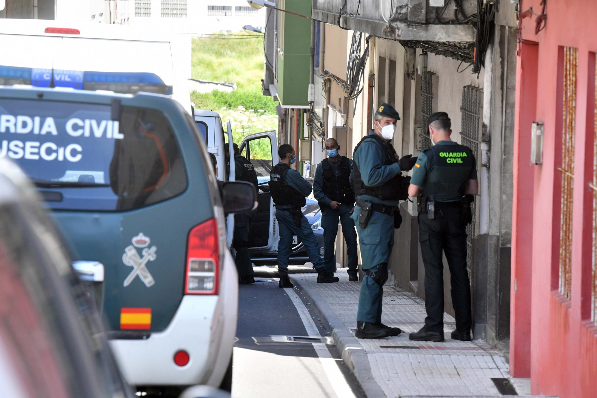 Operación policial contra el tráfico de drogas en Meicende