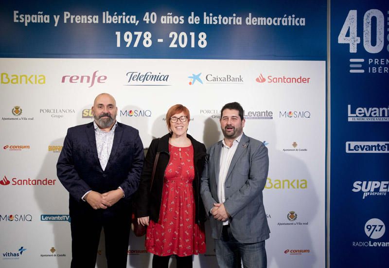 Photocall de la gala del 40 aniversario de Prensa Ibérica en Levante-EMV