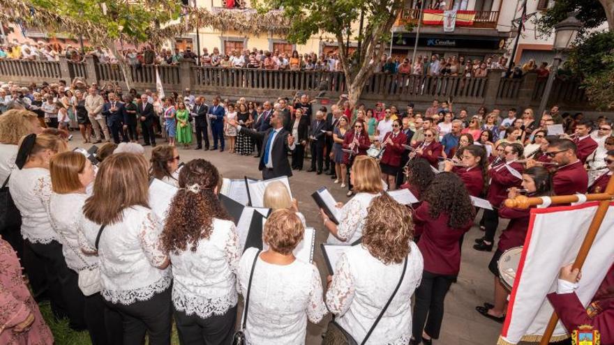 El municipio de Firgas celebra San Roque con la procesión y ganado