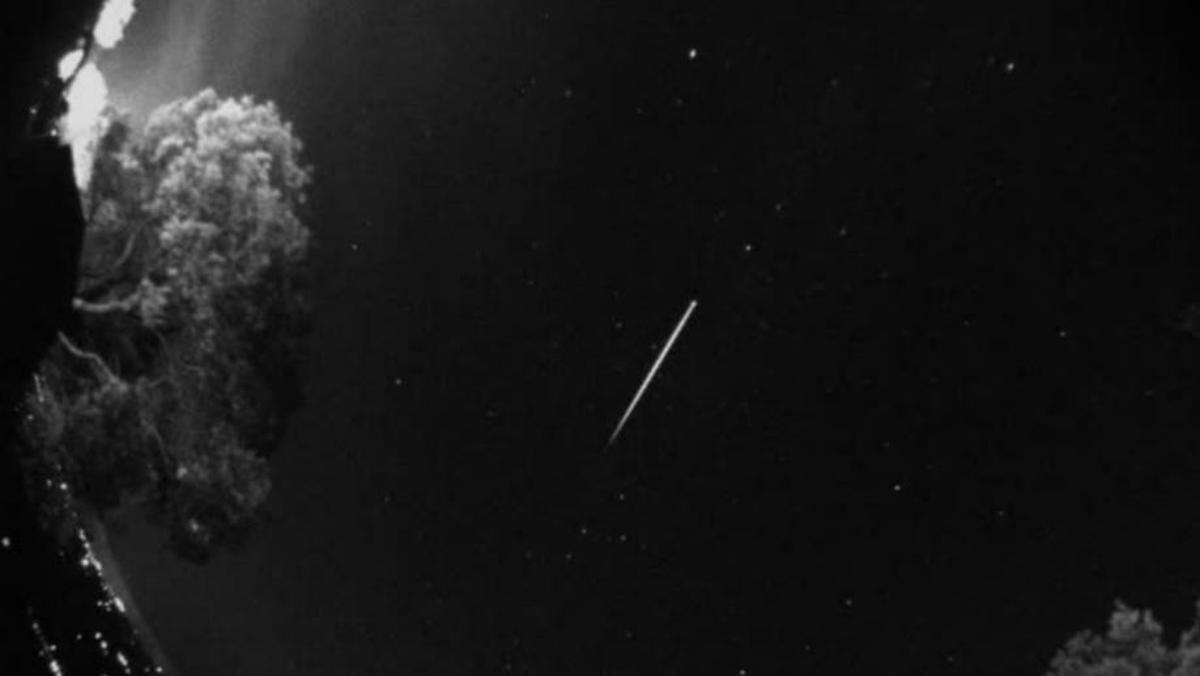 Un meteoro capturado por la Fundación del Instituto de Astronomía y Astronáutica de Mallorca (FIAAM).
