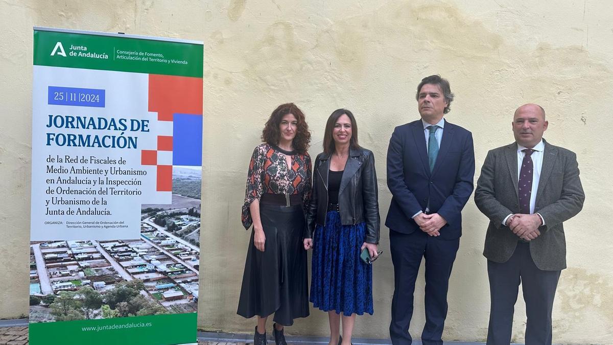 Rocío Díaz, en el marco de unas jornadas este lunes en Sevilla.