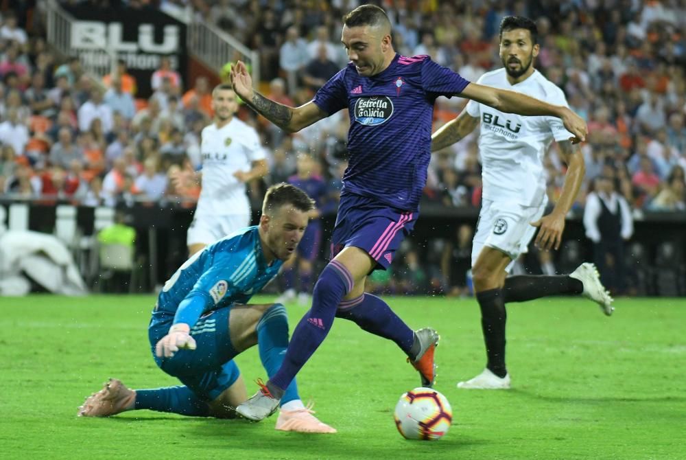 El Valencia-Celta, en imágenes