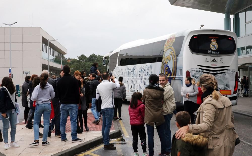 El Real Madrid llega a Vigo