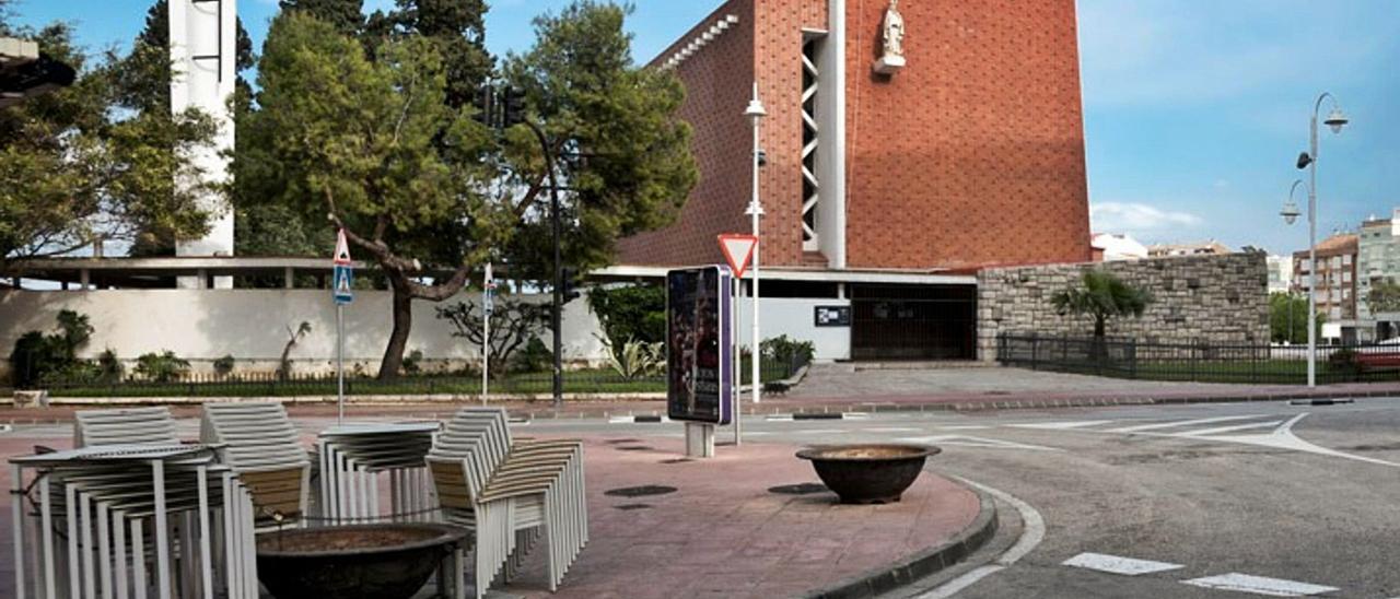 La iglesia de Sant Nicolau, en el Grau de Gandia, en cuyo entorno se actuará con el dinero de la ayuda recibida para mejorar la oferta turística de Gandia.