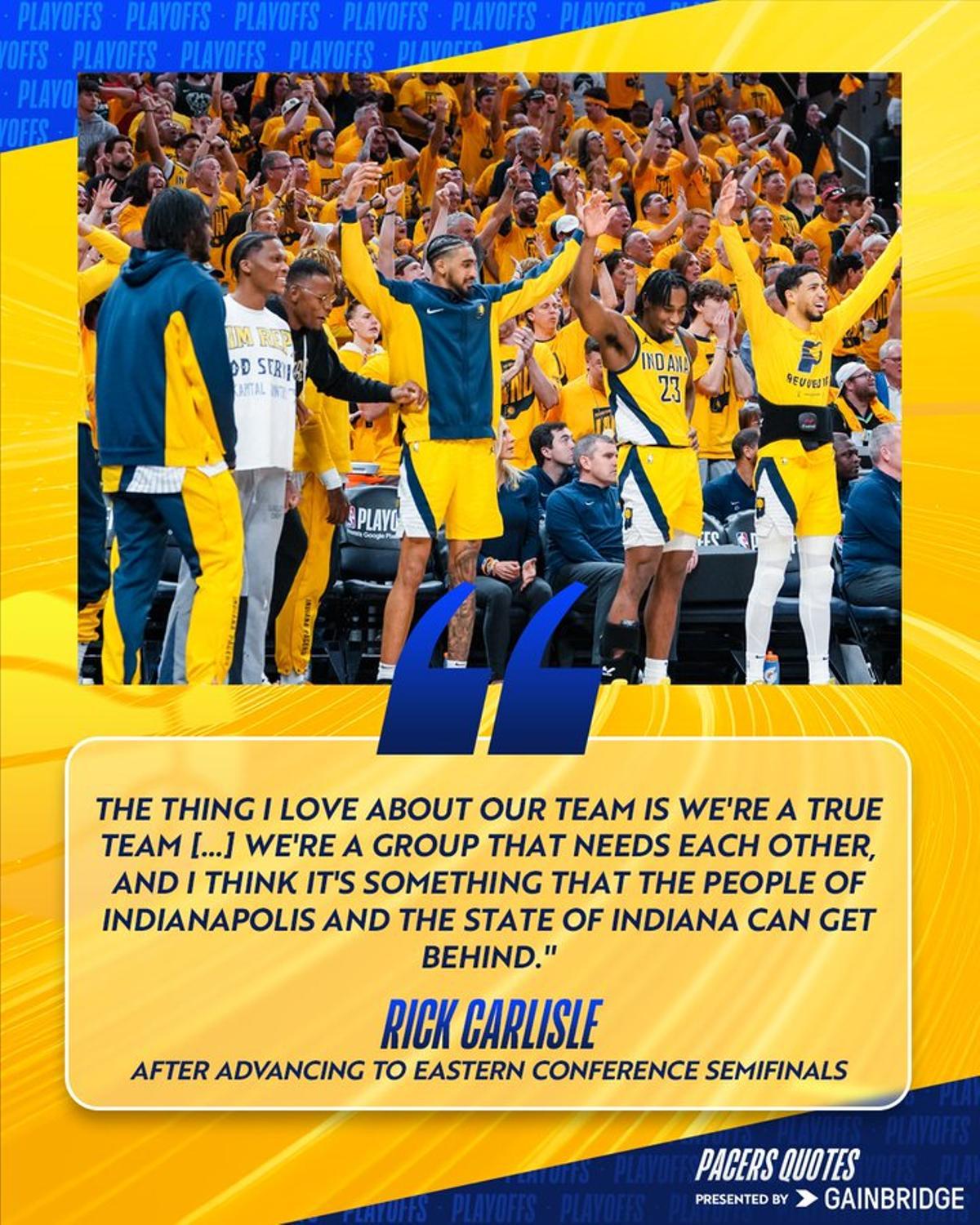 Los Pacers, pletóricos tras su victoria