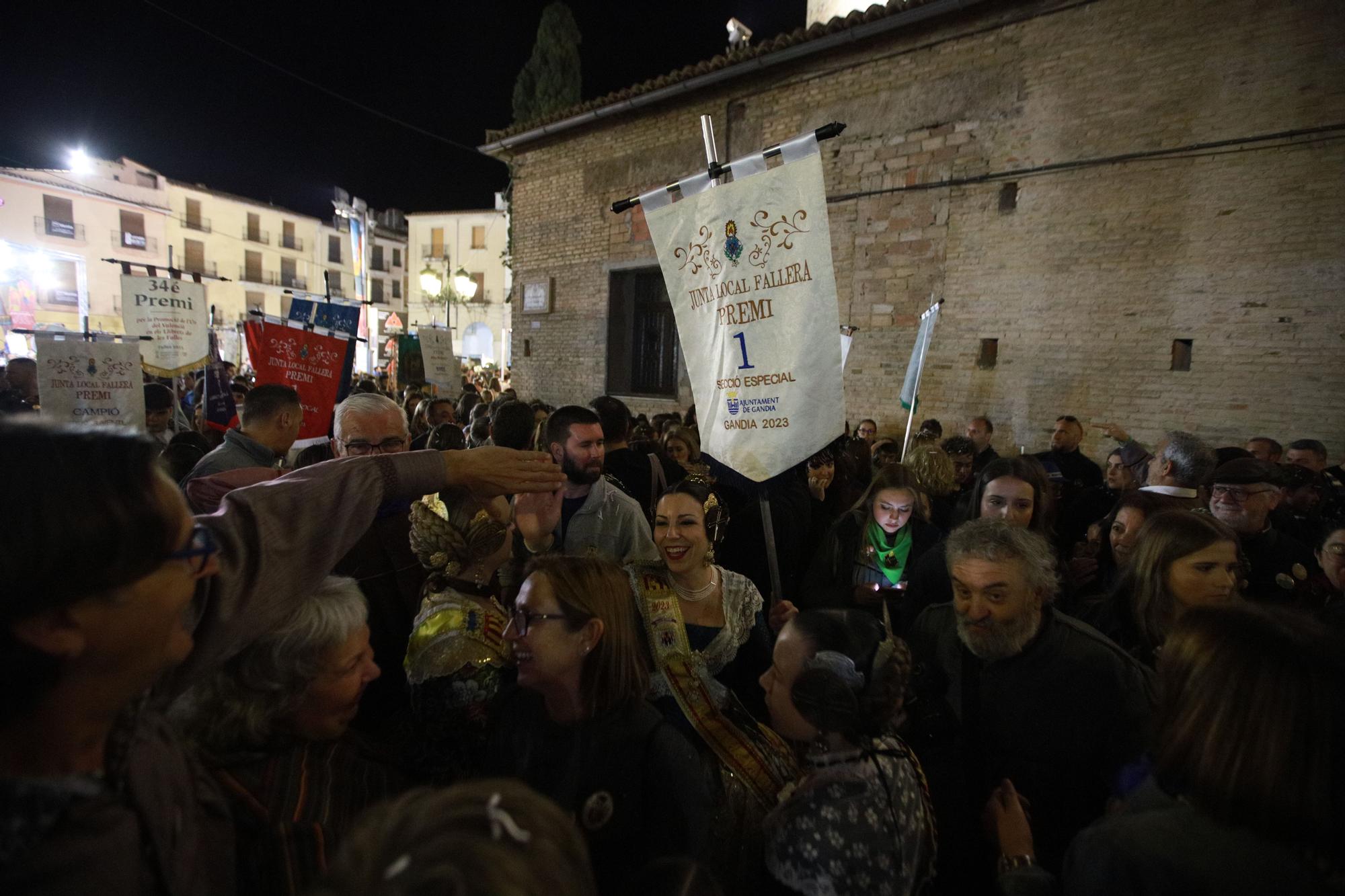 Todas las fotos de la entrega de premios falleros de Gandia