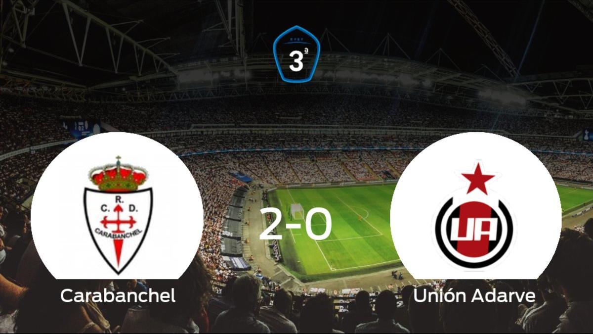 El RCarabanchel derrota 2-0 al Unión Adarve en La Mina de Carabanchel