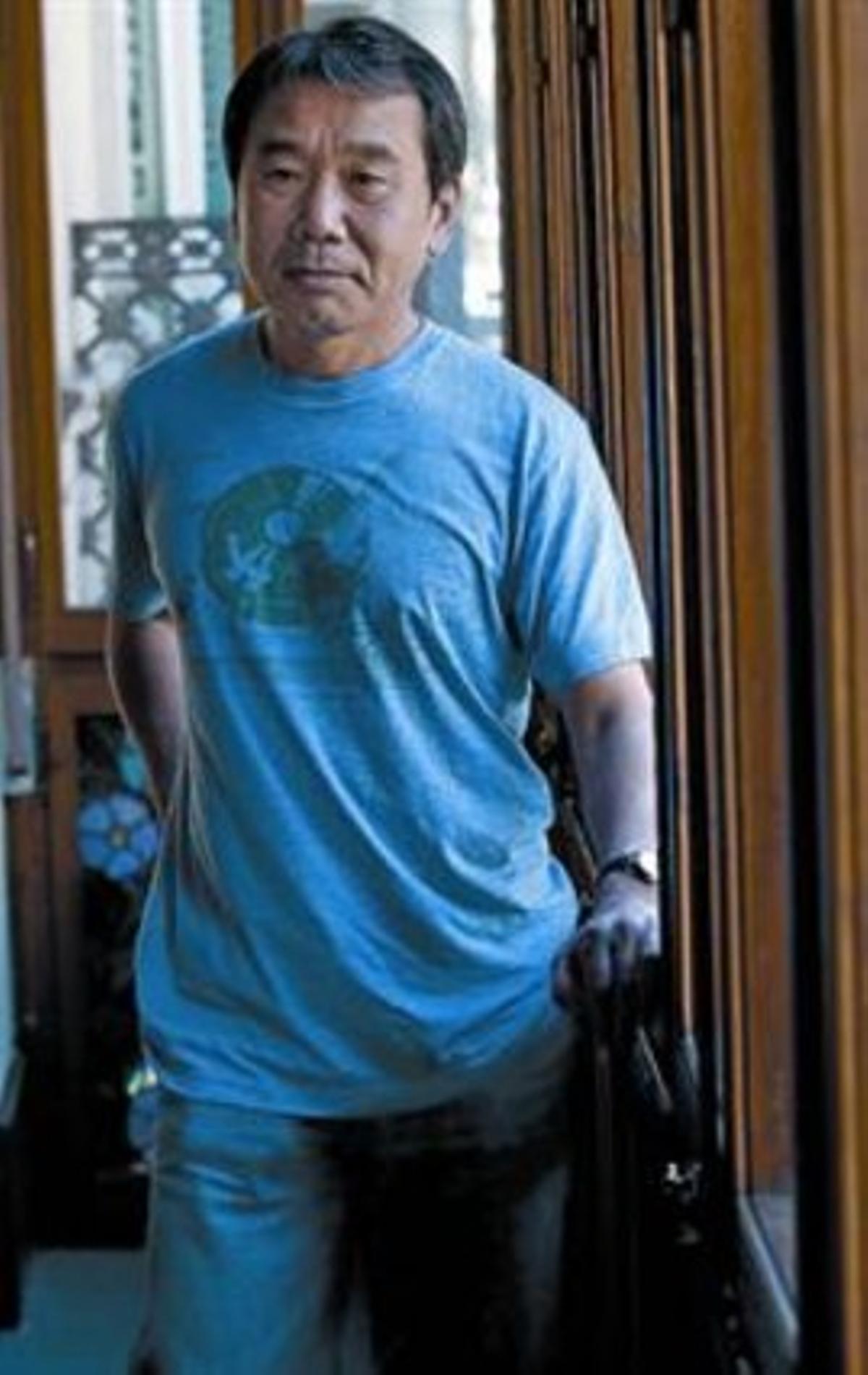 Haruki Murakami, en la visita que va fer a Barcelona el 2009.