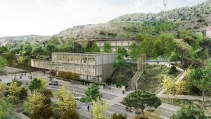 Render del futuro CaixaResearch Institute en Barcelona