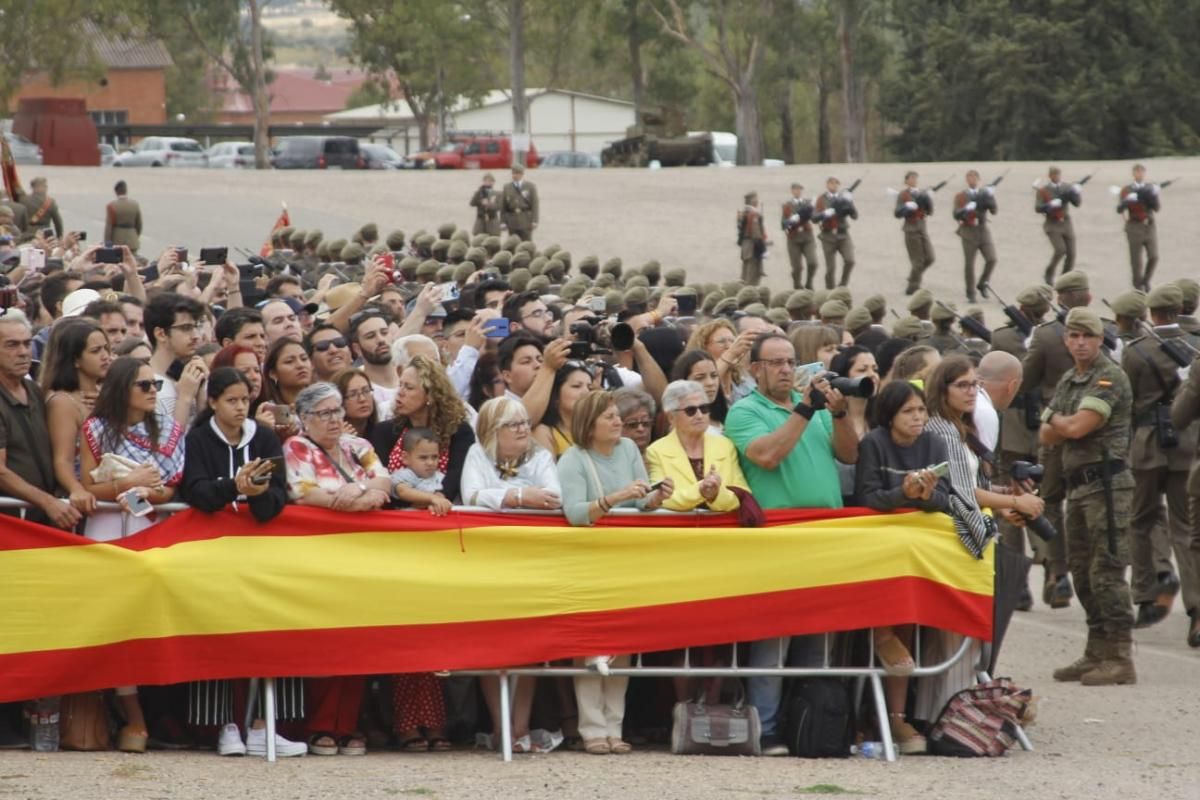 Jura de bandera en el Cefot de Cáceres