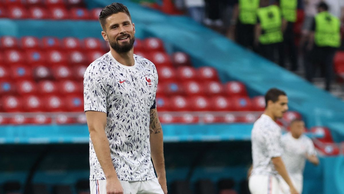 Olivier Giroud, jugador de la Selección Francesa