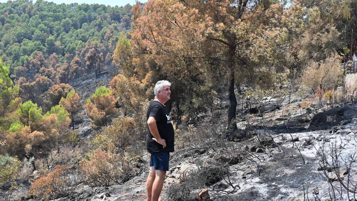 Las fotografías de Kmy Ros del incendio de la Vall d'Uixó