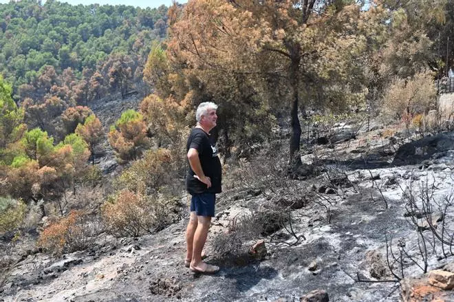 Las fotografías de Kmy Ros del incendio de la Vall d'Uixó