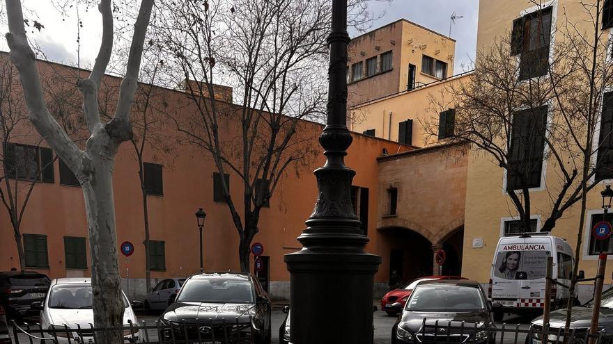 Una de las zonas sometidas a limpieza de Palma.